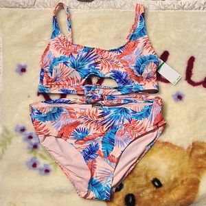 Catalina swimwear bikini top in bright flower
